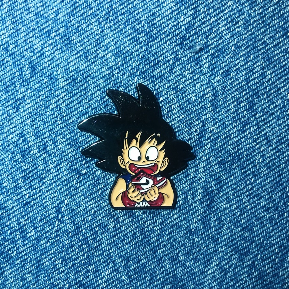 Kid Goku and His AJ1’s Pin